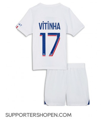 Paris Saint-Germain Vitinha Ferreira #17 Tredje tröja Barn 2022-23 Kortärmad (+ korta byxor)